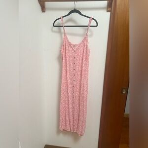 Billabong pink viscose dress size L gently worn